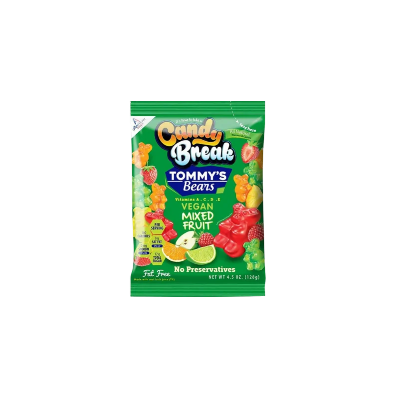 Tommys Bears Mixed Fruit 128g