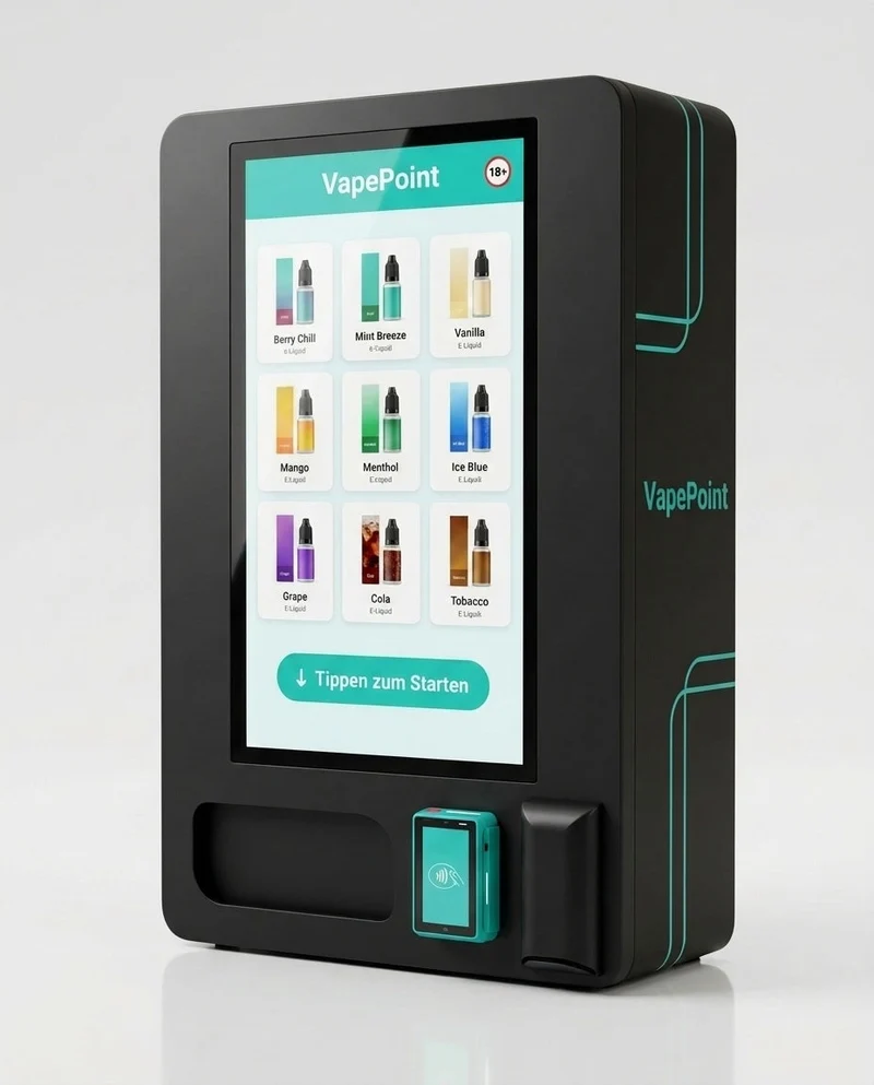 VapePoint Vape-Automat – 18+ Verkauf mit Altersverifikation