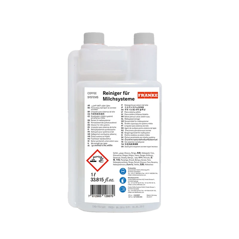 Reiniger für Milchsystem - Basisch (1L Dosierflasche)