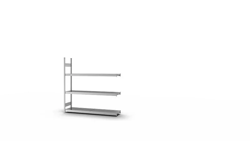 Großfachregal Anbauregal | 2000x400x2500 mm | Fachlast 350 kg