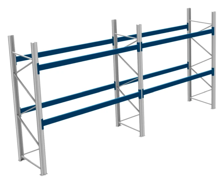 Palettenregal P2 von BITO Schwerlastregal 3005x1100x5800 als Komplettregal | 3000 kg Fachlast