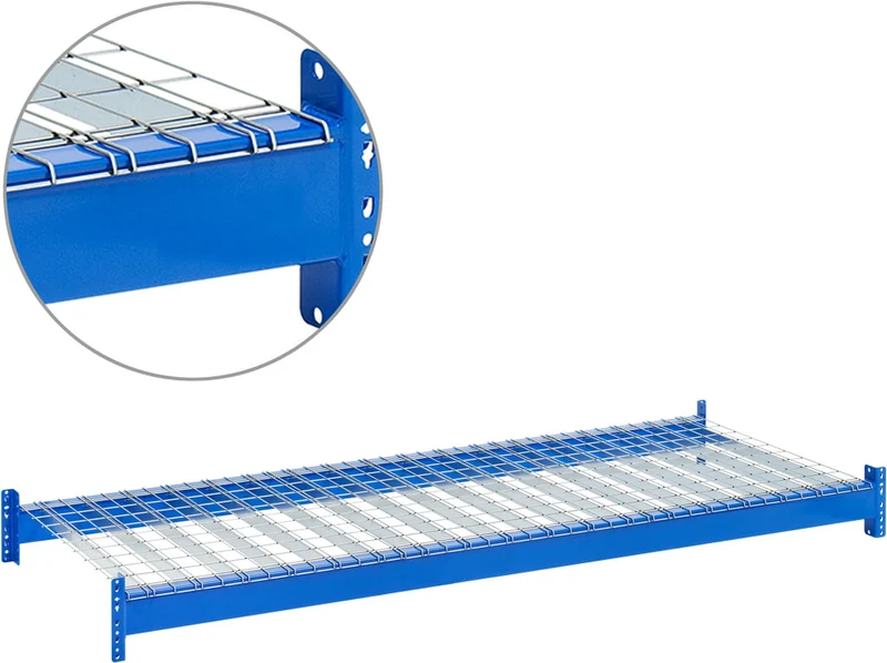 Drahtgitter-Ebene BITO-TwinTop als Auflageebene für Längstraversen