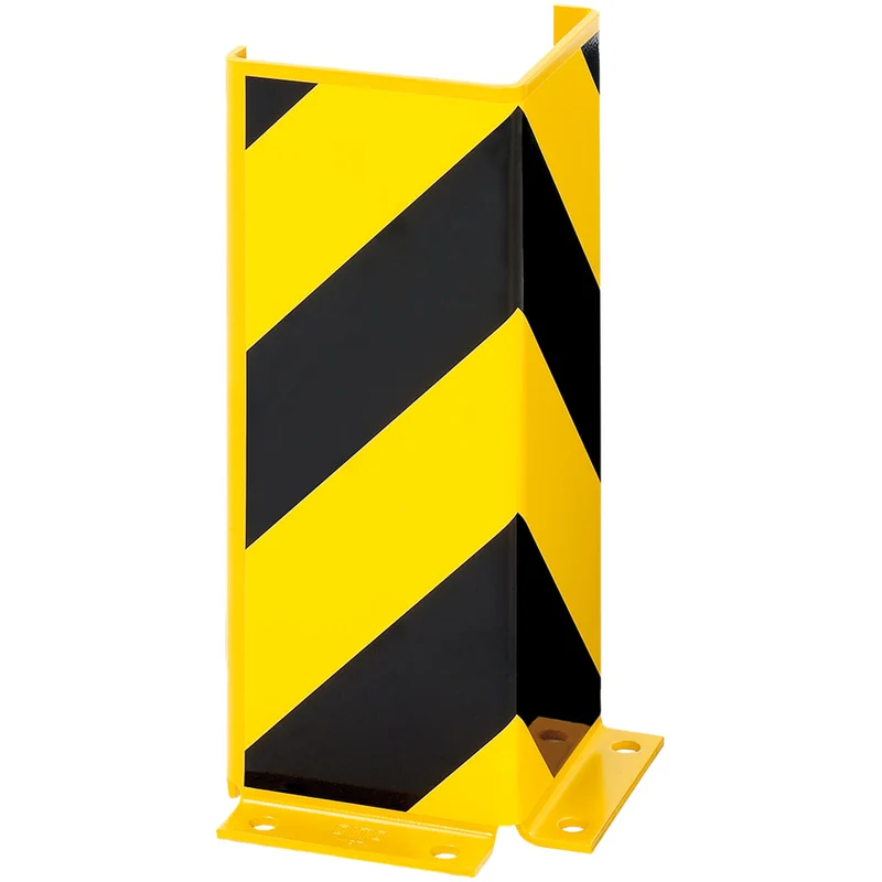 Anfahrschutz Rammschutz Eck-Form aus Stahl in gelb