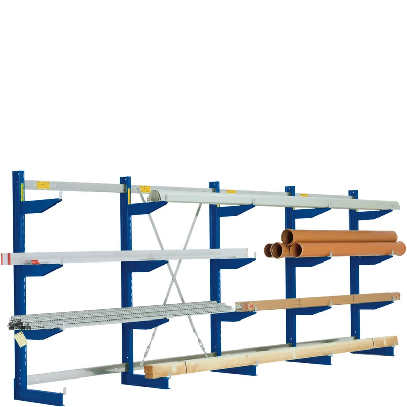 Kragarmregal Typ L von BITO | einseitige Nutzung | Tragkraft max. 7920 kg