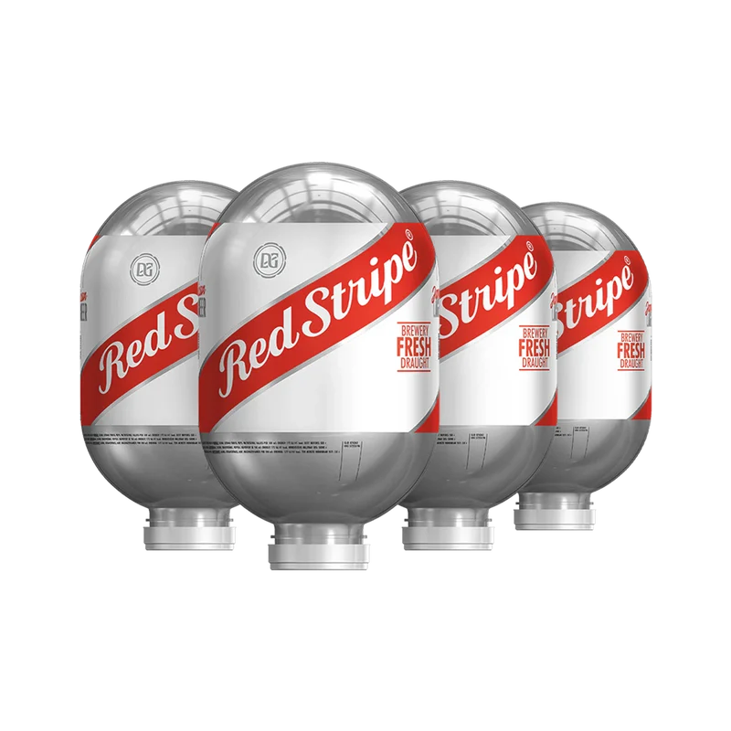 EU - Red Stripe bundle - 4x 8L BLADE kegs