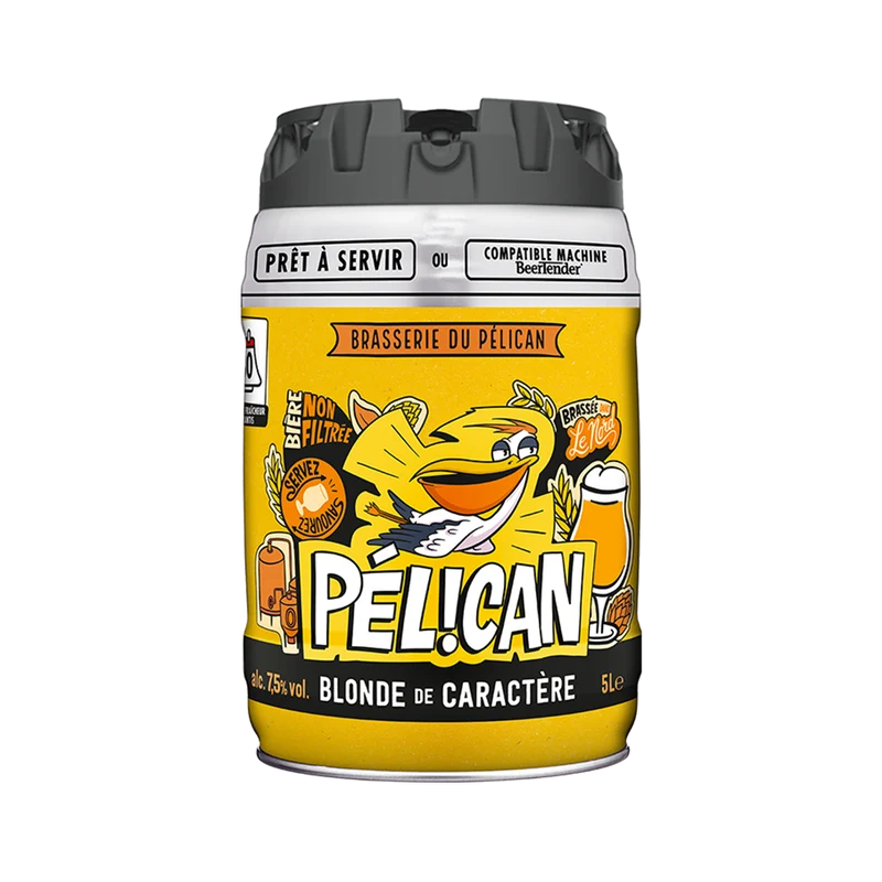 Pélican Blonde - 5L Beer Keg