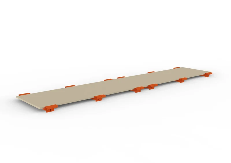 Spanplattenboden MULTIPAL Breite 3600mm in zwei Tiefen