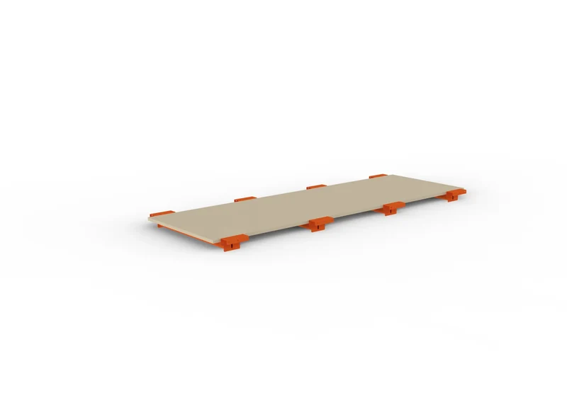 Spanplattenboden MULTIPAL Breite 2225mm in zwei Tiefen und Stärken