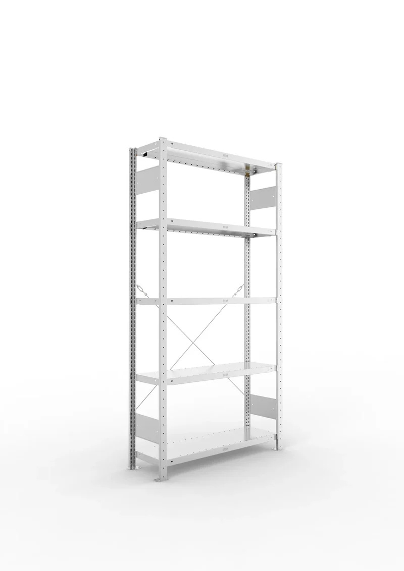 Fachbodenregal META Clip Grundregal – 230 kg Fachlast
