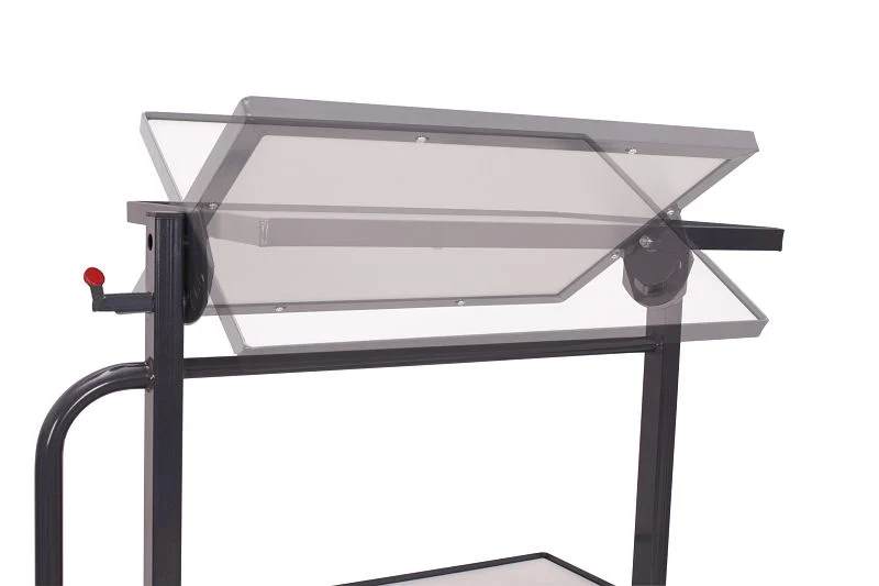 Beistellwagen ESD VARIOFit mit 3 ESD Böden Ladefläche 610 x 410 mm
