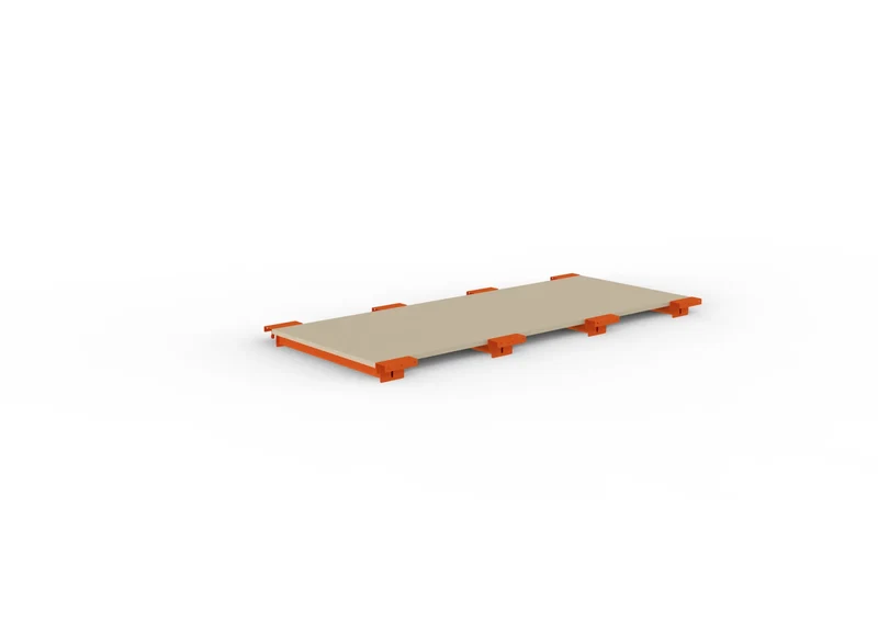 Spanplattenboden MULTIPAL Breite 1825 cm in zwei Tiefen und Stärken