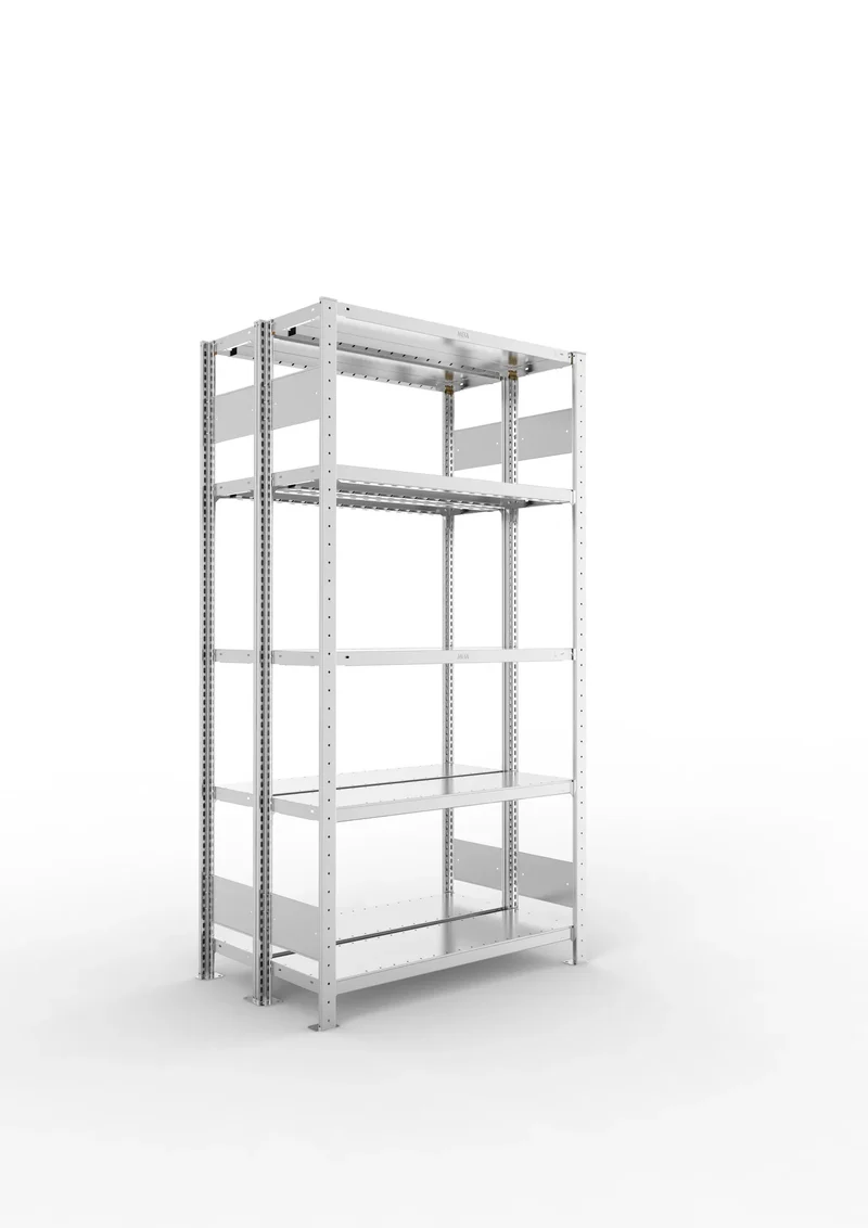 Fachbodenregal Doppelregal Grundregal – 230 kg Fachlast