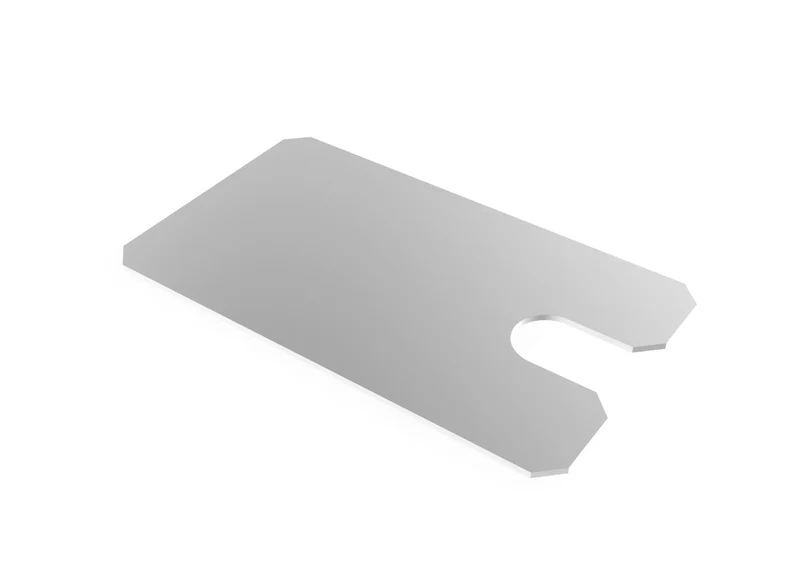 Unterlegblech 1,5 mm vzk für Kragarm-Fußteile