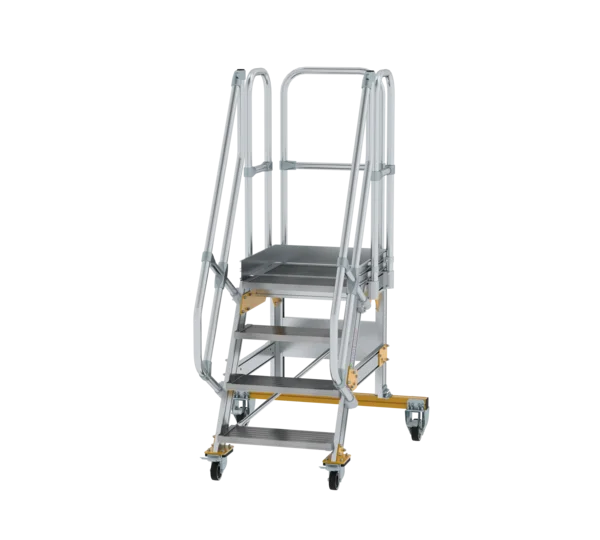 Plattformtreppe 60° fahrbar von MUNK Stufenbreite 600 mm