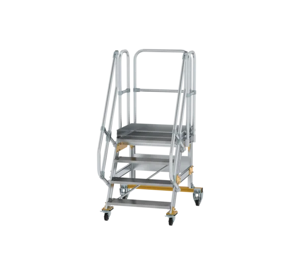 Plattformtreppe 60° fahrbar von MUNK Stufenbreite 800 mm