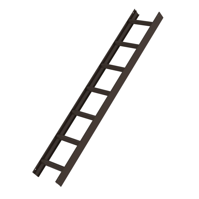 Dachleiter Braun pulverbeschichtet aus Aluminium