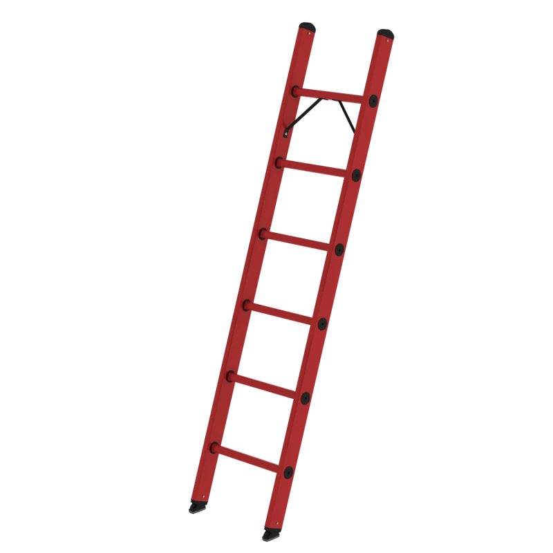 Sprossenleiter Anlegeleiter GFK 420 mm breit ohne Traverse