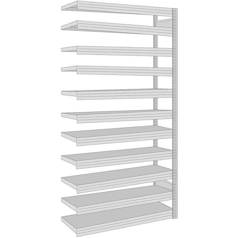 Eurokistenregal Anbauregal Fachlast 350 kg