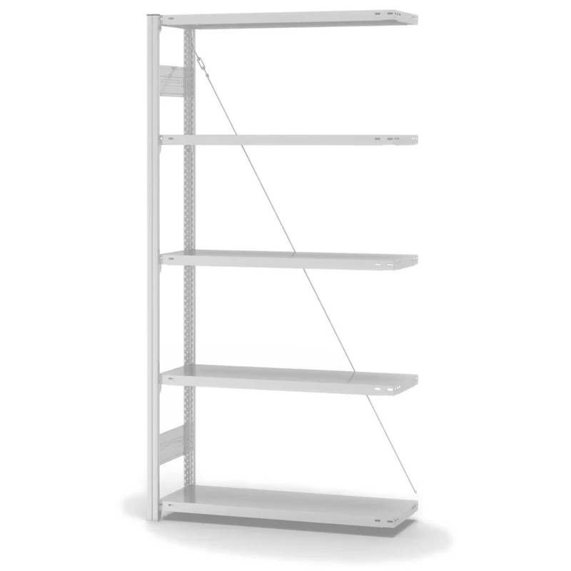 Antibakterielles Fachbodenregal Anbauregal mit Fachlast 150 kg