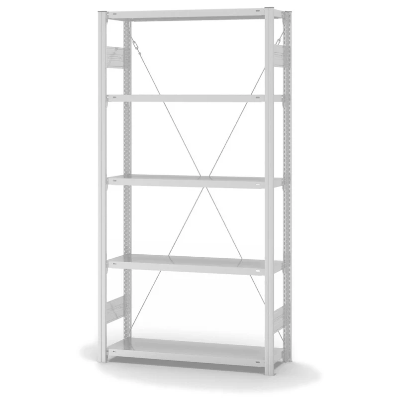 Antibakterielles Fachbodenregal Grundregal – hygienisch & belastbar 150 kg