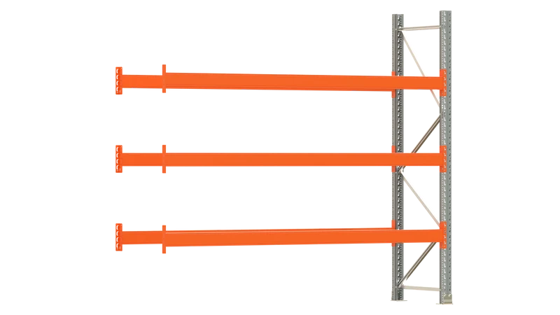 Palettenregal ARTUS Anbauregal Breite 2.700 mm Fachlast 2.000 kg (3 Ebenen)