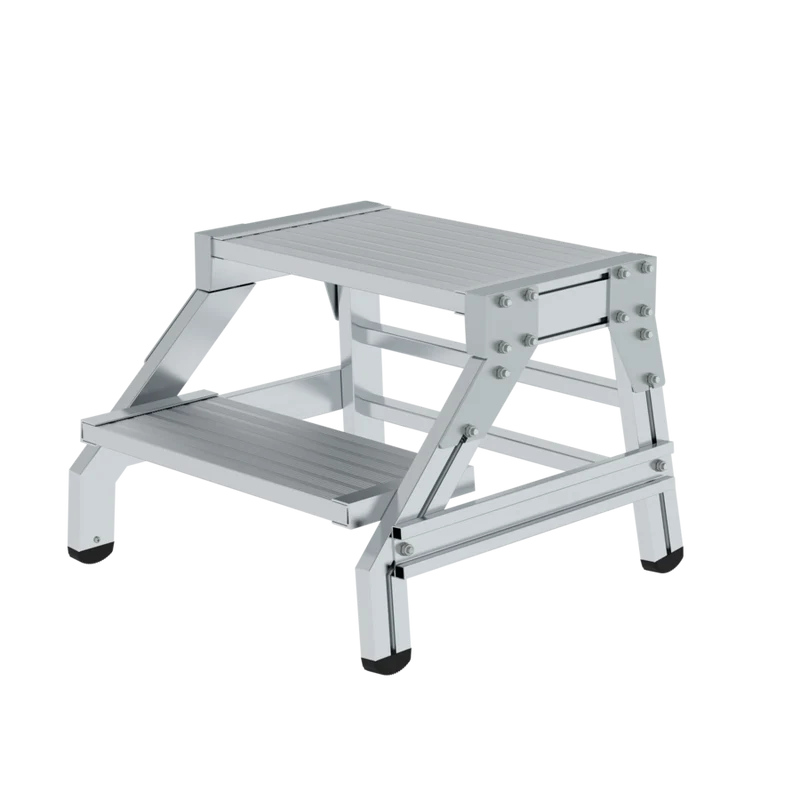 Montagetritt aus Aluminium