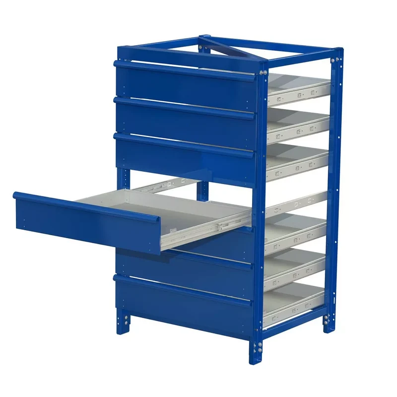Auszugsregal 800x800 mm Traglast von 75 kg je Schublade