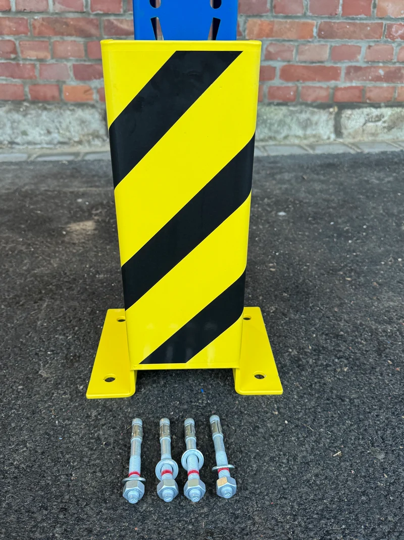 Rammschutz U-Form KENO 40 cm – Zwischenständerschutz aus Stahl für Regalsysteme
