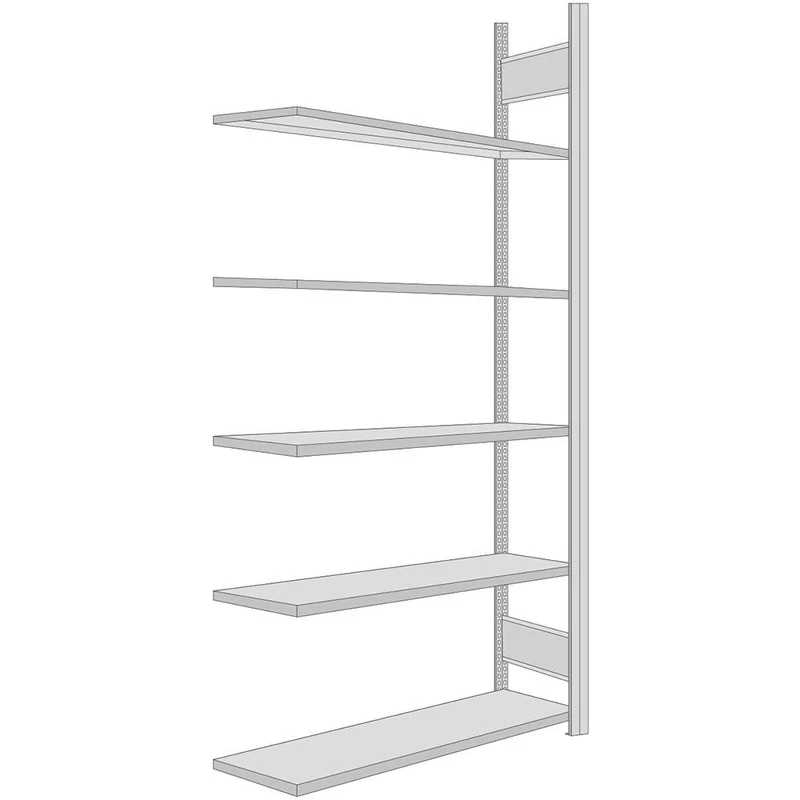 Ordnerregal Anbauregal für Standard-Ordner Fachlast 80 kg