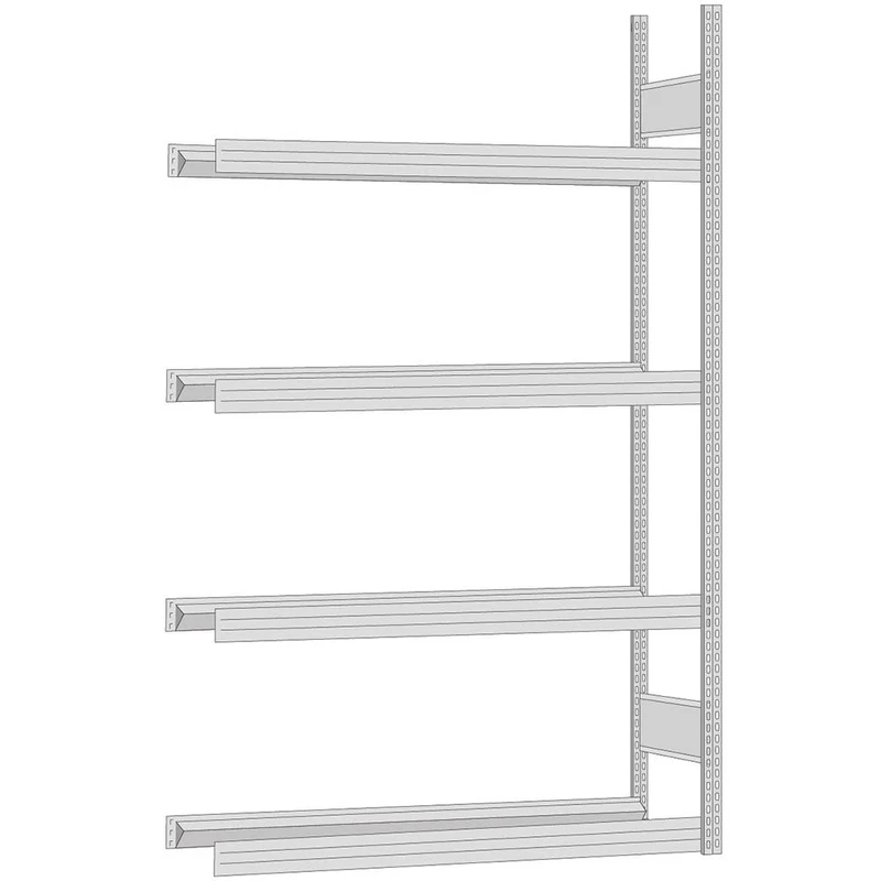 Reifenregal Anbauregal | Stecksystem verzinkt - Fachlast 250 kg, Feldlast 2000 kg