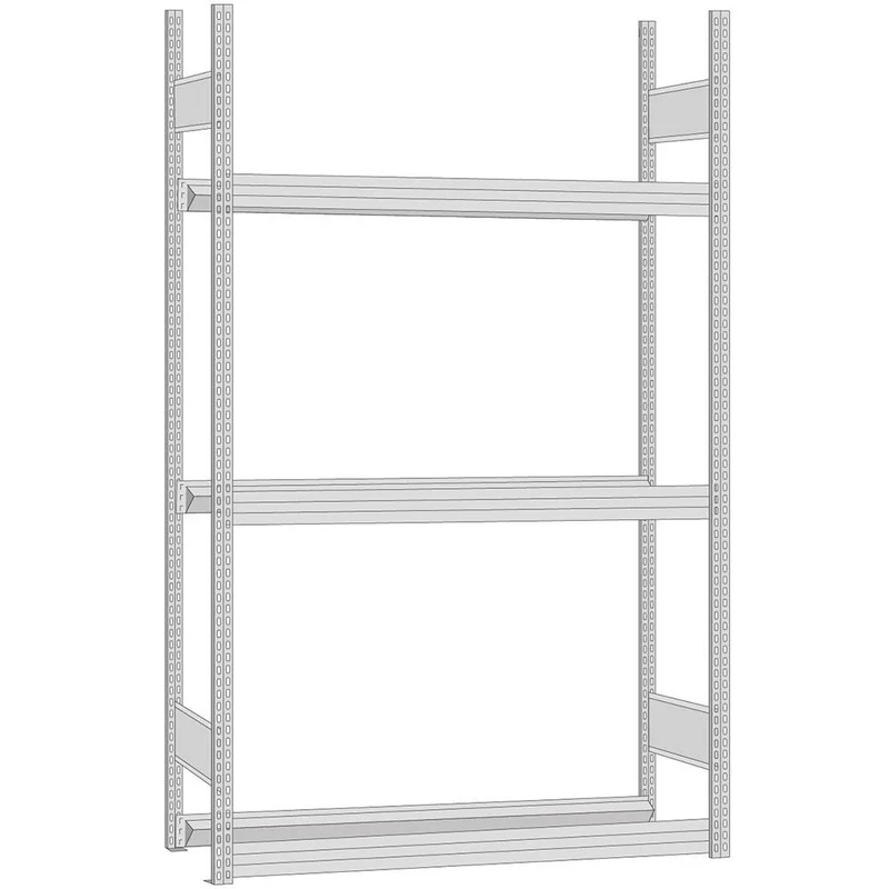 Reifenregal Grundregal | Stecksystem verzinkt - Fachlast 250 kg, Feldlast 2000 kg