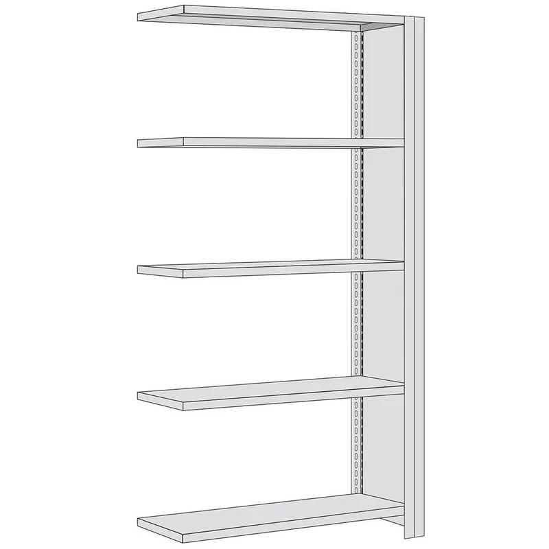 Fachbodenregal mit Seitenwand Anbauregal Fachlast 150 kg