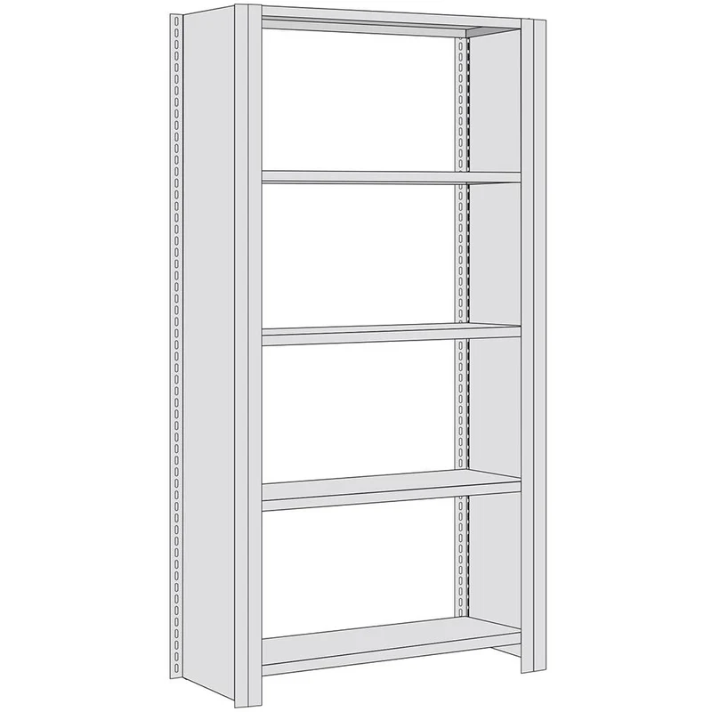 Fachbodenregal mit Seitenwand Grundregal Fachlast 150 kg