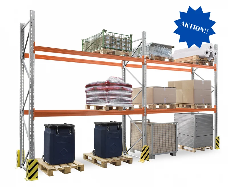 Palettenregal Set SLP KENO 336x570x110 cm Fachlast 3.000 kg
