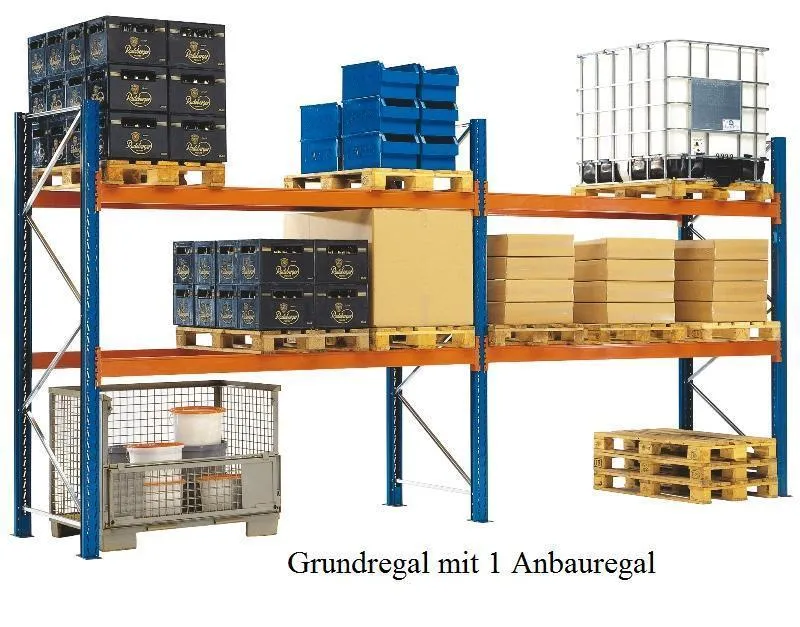 SLP Palettenregal-Set KENO HxBxT 273x570x110 cm M