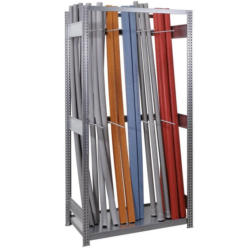 Langgut Vertikalregal Grundregal mit Tiefenriegel