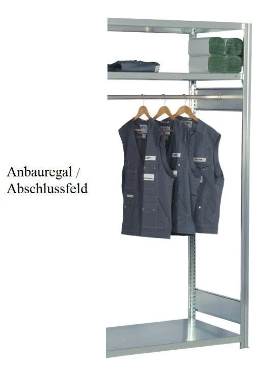 Garderoben-Anbau/Abschlussregal 200x100x60 cm