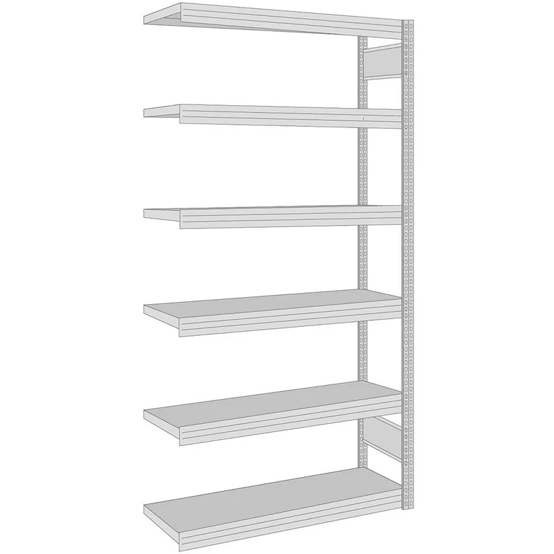 Eurokasten-Anbauregal 207x169x60 cm Fachlast 350 kg Feldlast 3.000 kg