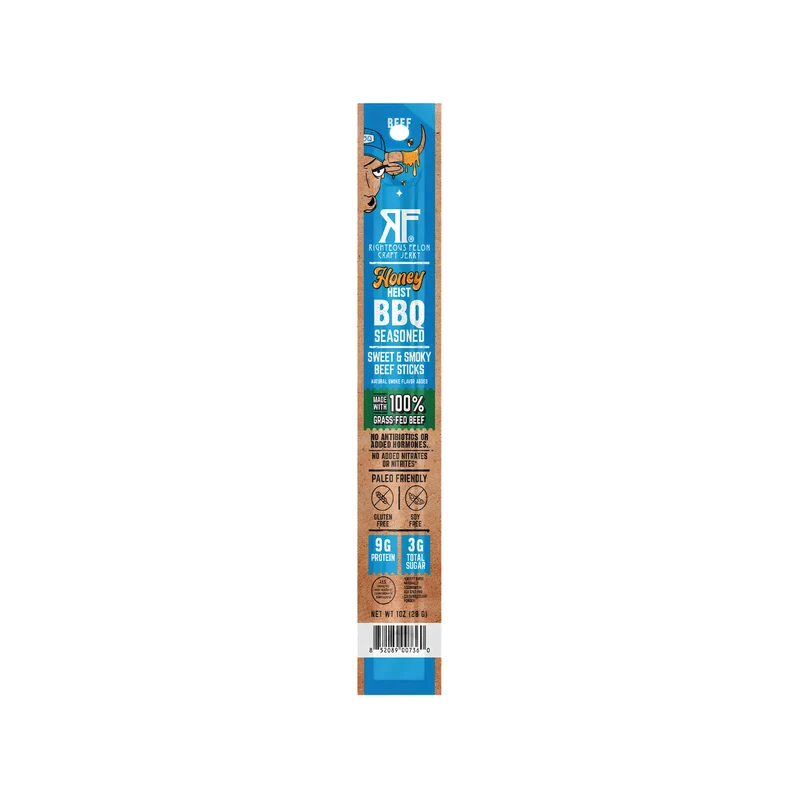 Righteous Felon Honey Heist BBQ Beef Stick