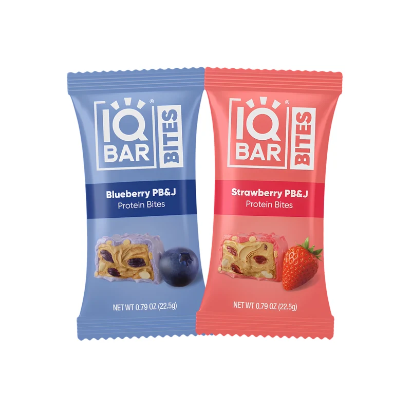 IQBAR Protein Bites PB&J Variety, 1ct
