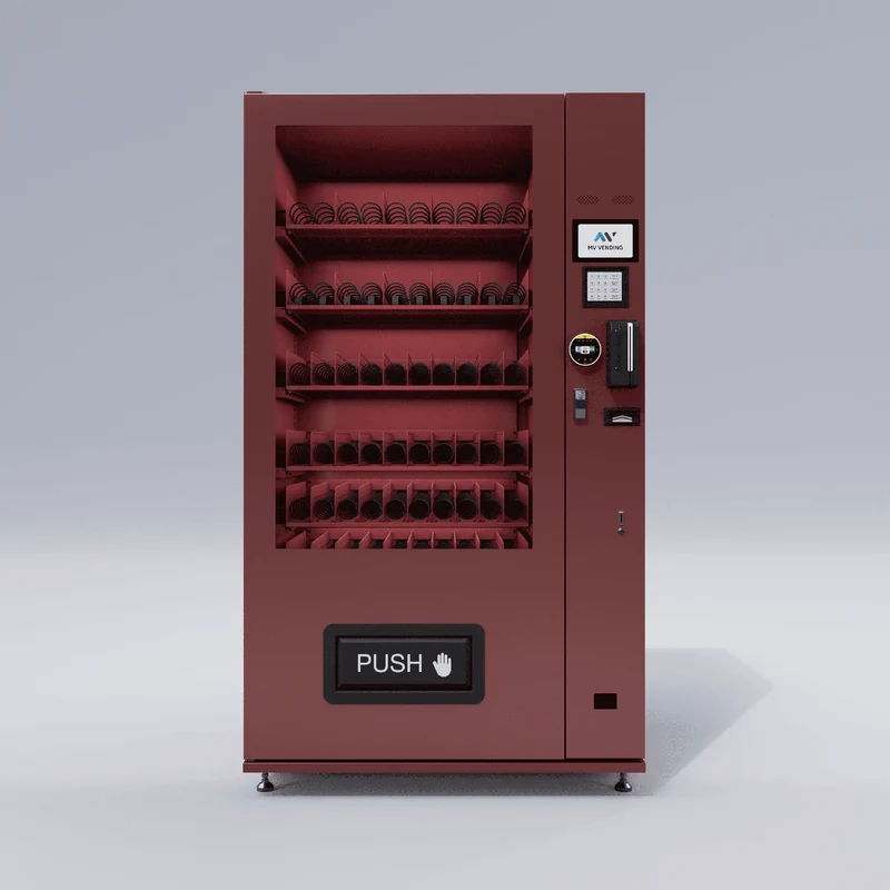 X10 Dual Screen Indoor Automat Rubinrot
