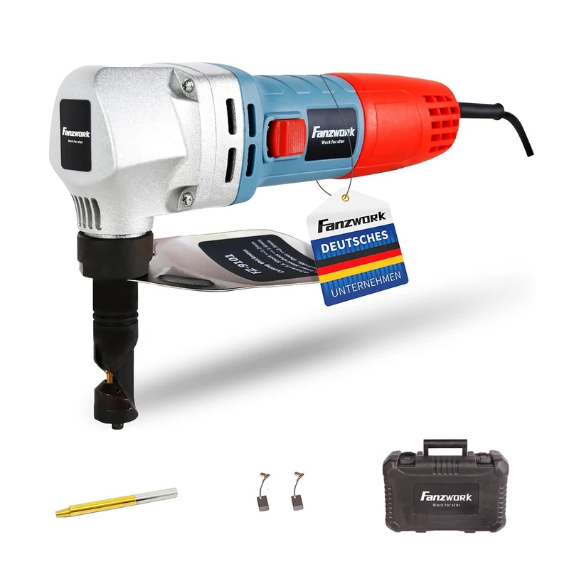 Gebraucht - FANZTOOL Knabber Blechknabber 600W (mit Kopfer und 2 x Stempel) FZ-9101