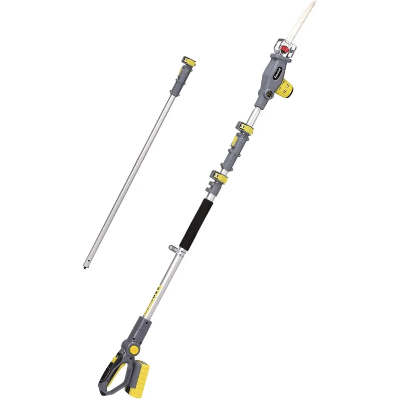 Gebraucht - FANZTOOL Blade-Tec Teleskop Akku Hochentaster säbelsäge Handsäge mit 210mm langem Hochleistungs-Sägeblatt, bis 4,7m Reichweite, 2,5 KG SUPER LEICHT DESIGN (mit 20V akku)
