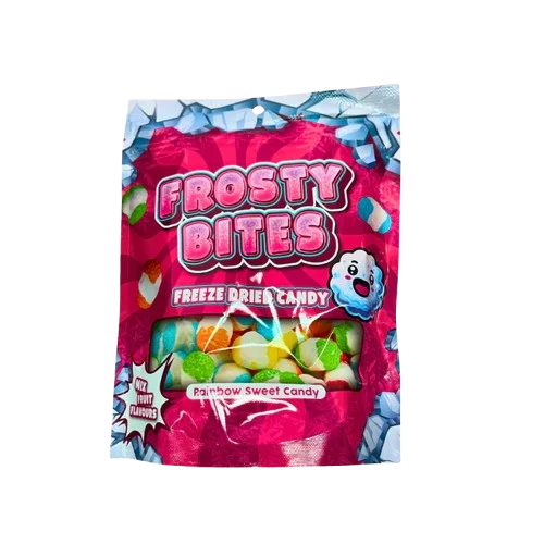 Frosty Bites - Freeze Dried Candy - Gummy Rainbow Sweet Candy 50 g