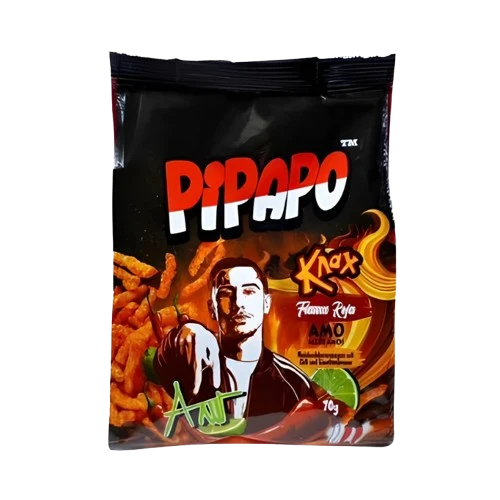Pipapo Knax Chips Flama Reja - Amo Aller Amos Edition 70g