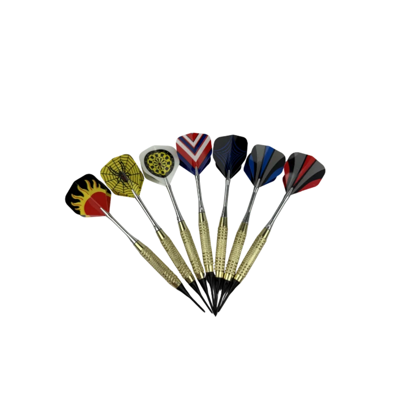 Dartpfeile 18 g – Messingbarrel, 1/4" Spitze & breite Flight