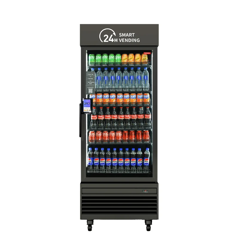 HAHA AI Vending Max 660 | Cashless Self-Service Smart Refrigerated Combo with 432 Can Capacity