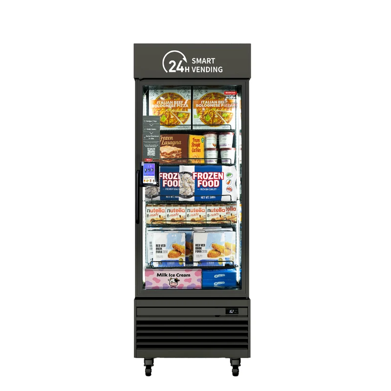 HAHA AI Vending Freezer 550 | POS/NFC Flexi-Temp With 336 Bottles Space