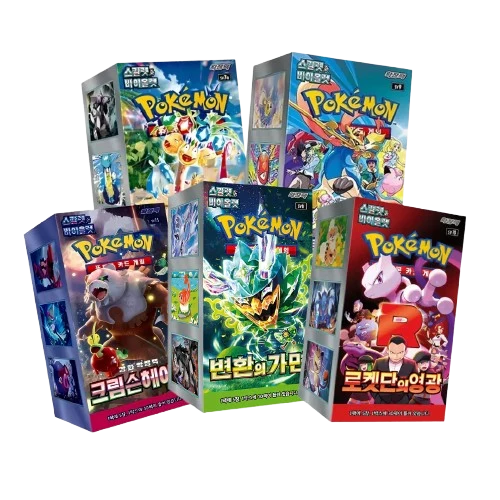 Pokémon Battle Booster (Korea) – 5 Karten je Pack