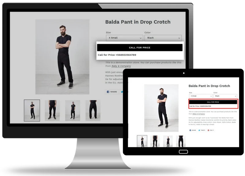 Hide ‘Add To Cart’ Button and Add ‘Contact For Price’